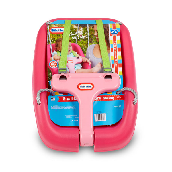 Little Tikes 2in1 Snug 'N Secure Bucket Swing with Chains and Hooks